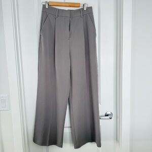 OAK + FORT | High Waisted Wide-Leg Trousers  - size 10